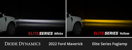 Diode Dynamics 2022+ Ford Maverick Elite Series Add-On LED Fog Light Kit Cool White Diode Dynamics Fog Lights  AXOPROS