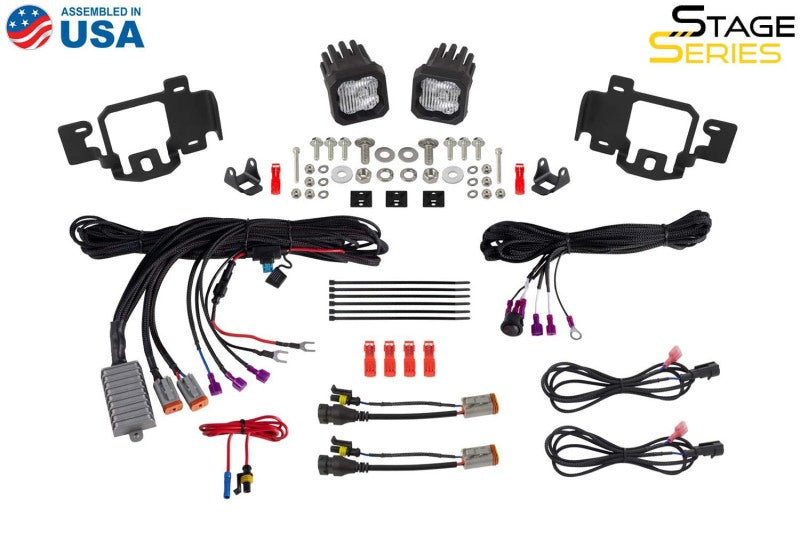 Diode Dynamics 2023+ Chevrolet Colorado SSC1 LED Fog Light Kit Diode Dynamics Fog Lights  AXOPROS