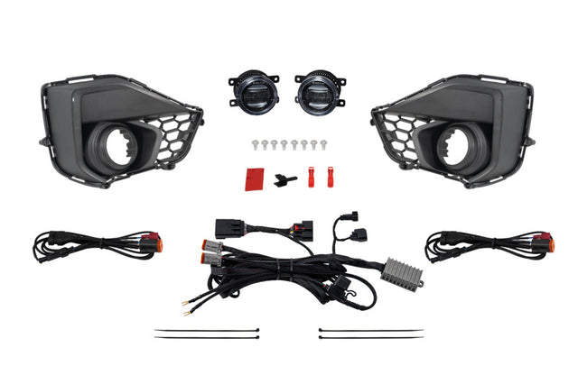 Diode Dynamics 2024 Ford Mustang GT Elite Series Add-On Fog Lamp Kit White Diode Dynamics Light Bars & Cubes  AXOPROS