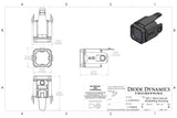 Diode Dynamics 23-24 Chevrolet Colorado HitchMount LED Pod Reverse Kit C1R Diode Dynamics Light Bars & Cubes  AXOPROS