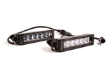 Diode Dynamics 6 In LED Light Bar Single Row Straight SS6 - White Wide Light Bar (Pair) Diode Dynamics Light Bars & Cubes  AXOPROS
