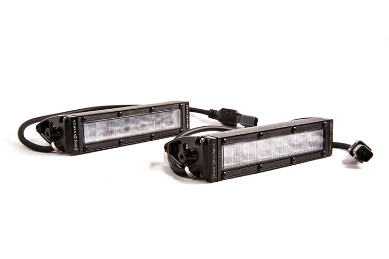 Diode Dynamics 6 In LED Light Bar Single Row Straight SS6 - White Wide Light Bar (Pair) Diode Dynamics Light Bars & Cubes  AXOPROS