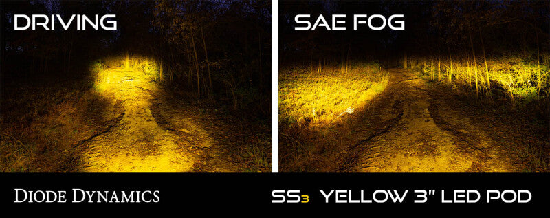 Diode Dynamics SS3 Pro ABL - Yellow SAE Fog Standard (Pair) Diode Dynamics Light Accessories and Wiring  AXOPROS