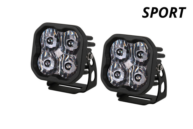Diode Dynamics SS3 Sport ABL - White SAE Driving Standard (Pair) Diode Dynamics Light Bars & Cubes  AXOPROS
