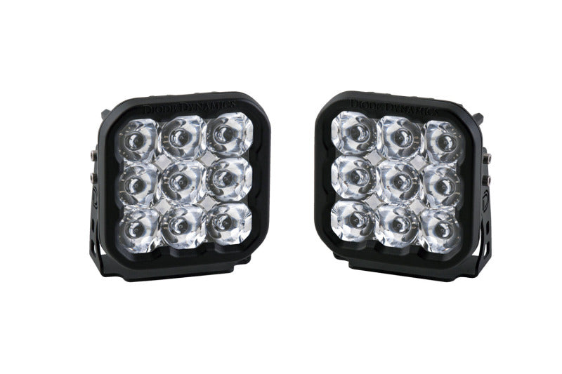 Diode Dynamics SS5 LED Pod Pro - White Spot (Pair) Diode Dynamics Light Accessories and Wiring  AXOPROS