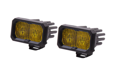 Diode Dynamics Stage Series 2 In LED Pod Pro - Yellow Fog Standard ABL (Pair) Diode Dynamics Light Accessories and Wiring  AXOPROS