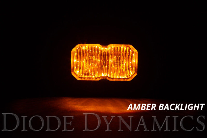 Diode Dynamics Stage Series 2 In LED Pod Sport - Yellow Combo Standard ABL (Pair) Diode Dynamics Light Accessories and Wiring  AXOPROS