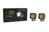 Diode Dynamics Stage Series C1 LED Pod Sport - Yellow Wide Standard ABL (Pair) Diode Dynamics Light Accessories and Wiring  AXOPROS