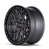 Dirty Life 9303 DT-1 17x9/5x127 BP/-12mm Offset/78.1mm Hub Matte Gunmetal Wheel - Simulated Rashring Dirty Life Wheels - Cast  AXOPROS