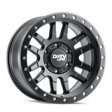 Dirty Life 9309 Canyon Pro 17x9/5x127 BP/-12mm Offset/71.5mm Hub Matte Black Wheel - Beadlock Dirty Life Wheels - Cast  AXOPROS