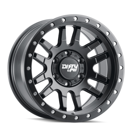 Dirty Life 9309 Canyon Pro 17x9/5x127 BP/-12mm Offset/71.5mm Hub Matte Black Wheel - Beadlock Dirty Life Wheels - Cast  AXOPROS