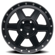 Dirty Life 9315 Compound 17x9 / 6x139.7 BP / -12mm Offset / 106mm Hub Matte Black Wheel Dirty Life Wheels - Cast  AXOPROS