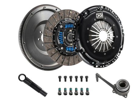DKM Clutch 2.0 VW/Audi A3 FSI 6 Bolt Sprung Organic MB Clutch w/Steel Flywheel (440 ft/lbs Torque) DKM Clutch Clutch Kits - Single  AXOPROS