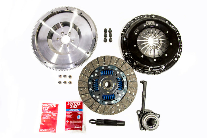 DKM Clutch 2.0 VW/Audi A3 FSI 6 Bolt Sprung Organic MB Clutch w/Steel Flywheel (440 ft/lbs Torque) DKM Clutch Clutch Kits - Single  AXOPROS
