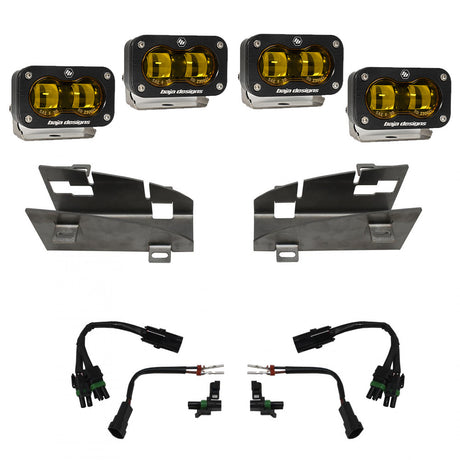 Dodge/Ram Dual S2 SAE Fog Pocket Light Kit Baja Designs Fog Light Kit  AXOPROS