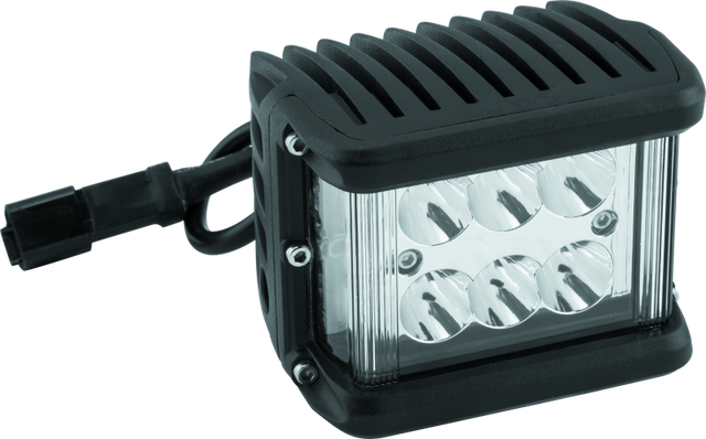 DragonFire Racing 2X2in Pod Light W/Side Lights DragonFire Racing Light Bars & Cubes  AXOPROS