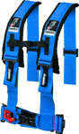 DragonFire Racing Harness- H-Style- 4-Point- 3in Buckle- Blue DragonFire Racing Seat Belts & Harnesses  AXOPROS