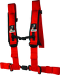 DragonFire Racing Harness- H-Style- 4-point- EZ-Adjust- 3in Buckle- Red DragonFire Racing Seat Belts & Harnesses  AXOPROS