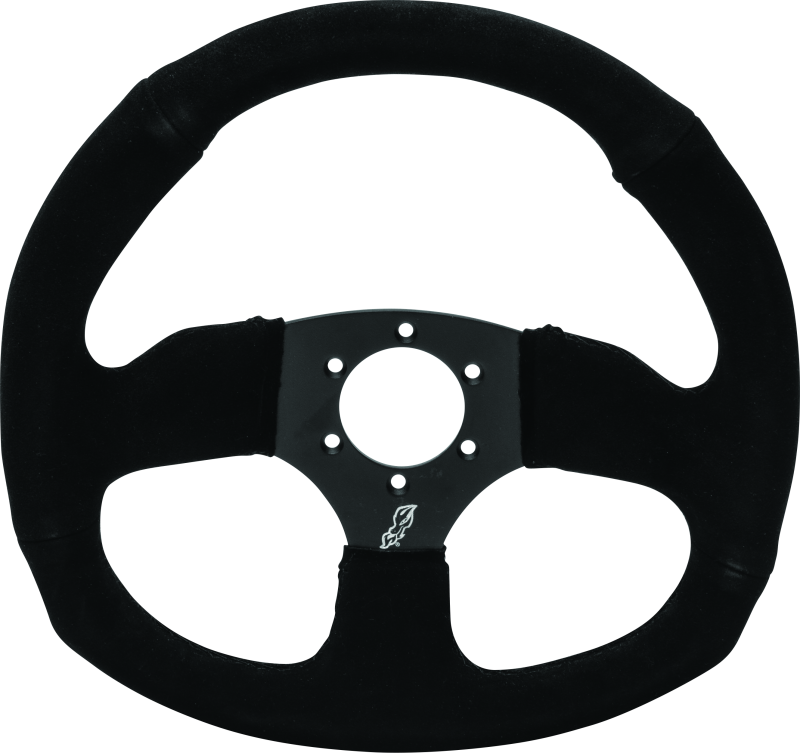 DragonFire Racing Steering Wheels - D-shaped- Suede- Iron Series- 0in offset DragonFire Racing Steering Wheels  AXOPROS