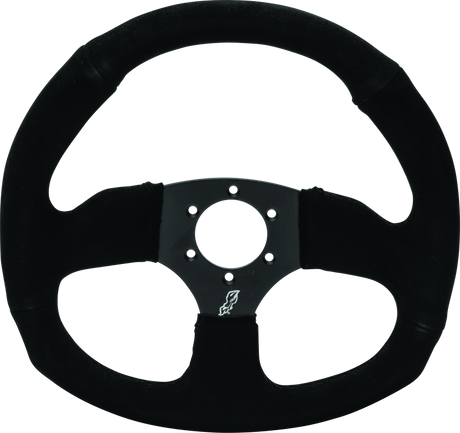DragonFire Racing Steering Wheels - D-shaped- Suede- Iron Series- 0in offset DragonFire Racing Steering Wheels  AXOPROS