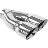 Dual Exhaust Tip - 2.25in. Inlet/3in. Outlet MagnaFlow Exhaust Products Exhaust Tail Pipe Tip  AXOPROS