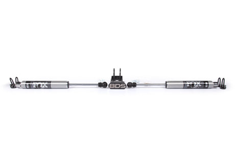 Dual Steering Stabilizer Kit W/ FOX 2.0 Performance Shocks - Jeep Wrangler JL (18-24) And Gladiator JT (21-23) BDS Suspension Steering Stabilizer Hardware Kit  AXOPROS