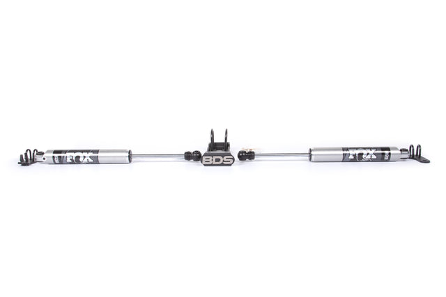 Dual Steering Stabilizer Kit W/ FOX 2.0 Performance Shocks - Jeep Wrangler TJ (97-06)- Cherokee XJ (84-01)- Grand Cherokee ZJ (93-98) BDS Suspension Steering Stabilizer Hardware Kit  AXOPROS
