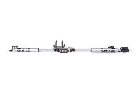 Dual Steering Stabilizer Kit W/ FOX 2.0 Performance Shocks - T-Style Steering - Dodge Ram 2500 (08-13) And 2500 (08-12) 4WD BDS Suspension Steering Stabilizer Hardware Kit  AXOPROS