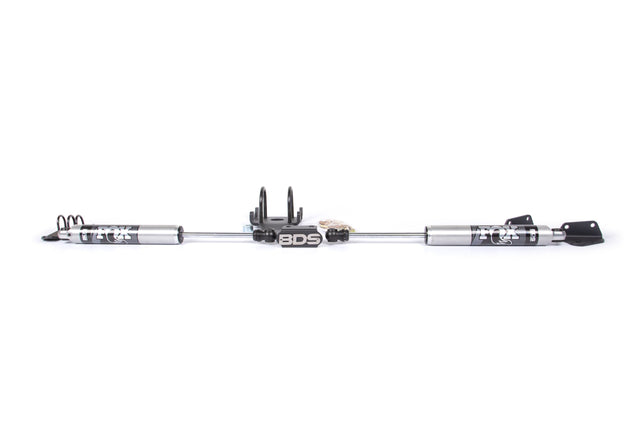 Dual Steering Stabilizer Kit W/ FOX 2.0 Performance Shocks - T-Style Steering - Dodge Ram 2500 (08-13) And 2500 (08-12) 4WD BDS Suspension Steering Stabilizer Hardware Kit  AXOPROS