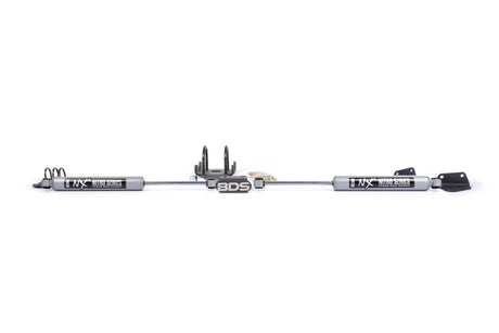 Dual Steering Stabilizer Kit W/ NX2 Shocks - Dodge Ram 2500/3500 (09-13) 4WD - T-Style Steering BDS Suspension Steering Stabilizer Hardware Kit  AXOPROS
