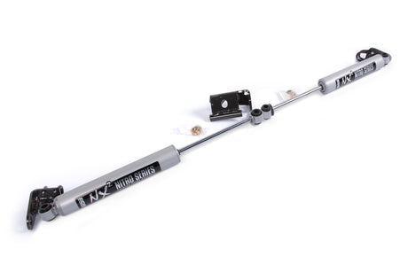 Dual Steering Stabilizer Kit W/ NX2 Shocks - Ford F150 (04-08) 4WD - With BDS Replacement Struts BDS Suspension Steering Stabilizer Hardware Kit  AXOPROS