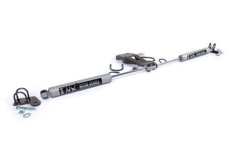 Dual Steering Stabilizer Kit W/ NX2 Shocks - Jeep Grand Cherokee WJ (99-04) BDS Suspension Steering Stabilizer Hardware Kit  AXOPROS