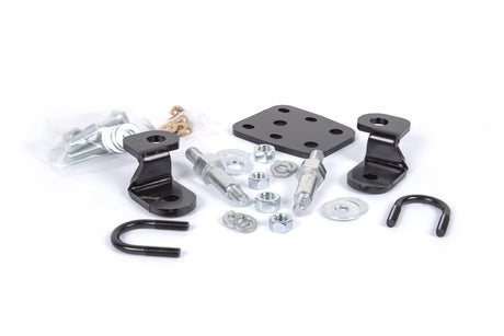 Dual Steering Stabilizer Mounting Kit - Chevy Silverado & GMC Sierra 2500HD (01-10) & SUV 2500 (01-06) 4WD BDS Suspension Steering Stabilizer Hardware Kit  AXOPROS