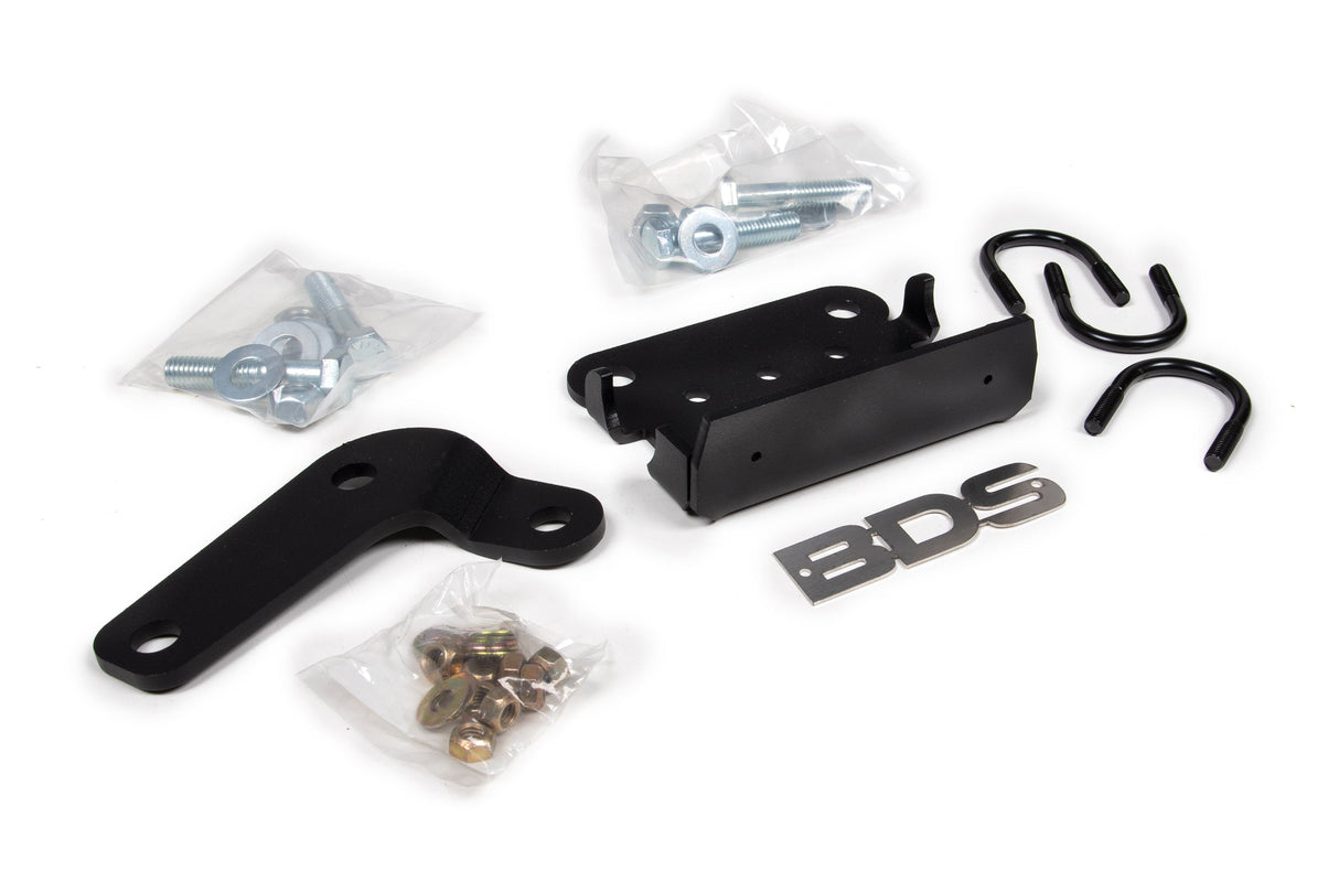 Dual Steering Stabilizer Mounting Kit - Ford F250/F350 Super Duty (99-04) And Excursion (00-05) 4WD BDS Suspension Steering Stabilizer Hardware Kit  AXOPROS