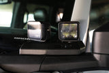 DV8 21-22 Ford Bronco A-Pillar Pod Light Mounts DV8 Offroad Light Mounts  AXOPROS