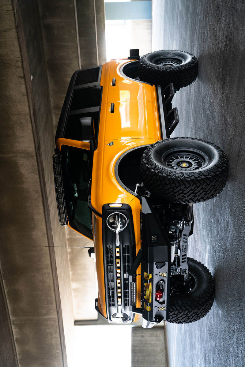 DV8 21+ Ford Bronco Curved Light Bracket for 12 3in. Pod Lights DV8 Offroad Light Mounts  AXOPROS