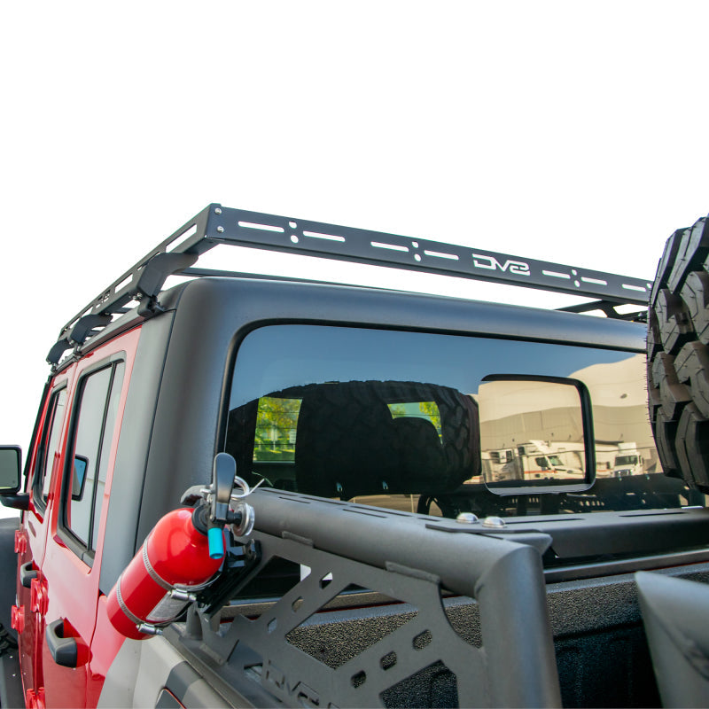 DV8 Offroad 07-18 Jeep Wrangler JK 4 DR / JL 2 DR & JT / 18+ Gladiator Roof Rack DV8 Offroad Roof Rack  AXOPROS
