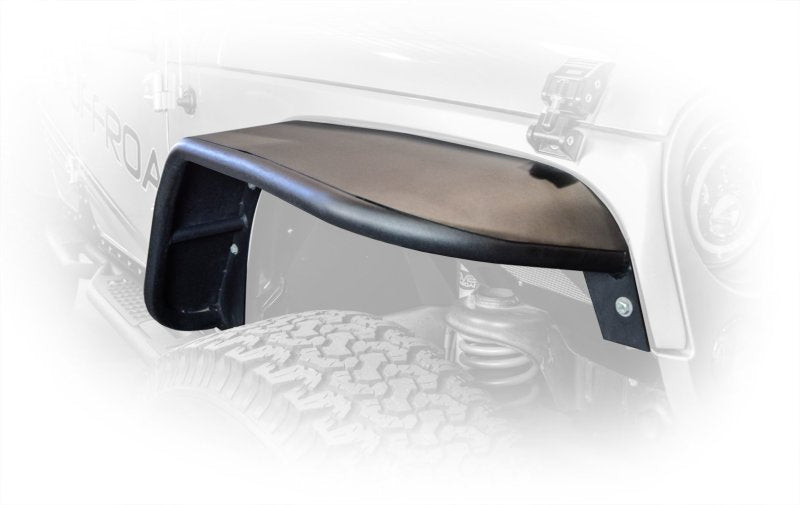 DV8 Offroad 07-18 Jeep Wrangler JK Front & Rear Flat Tube Fenders DV8 Offroad Fenders  AXOPROS