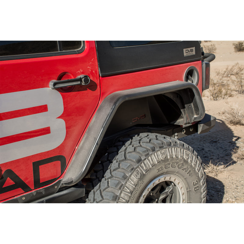 DV8 Offroad 07-18 Jeep Wrangler JK Front & Rear Flat Tube Fenders DV8 Offroad Fenders  AXOPROS