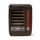 DV8 Offroad 07-18 Jeep Wrangler JK Horizontal LED Tail Light DV8 Offroad Tail Lights  AXOPROS