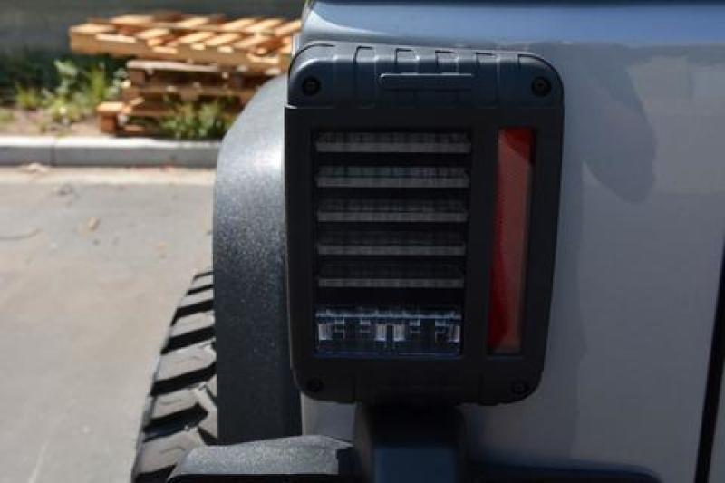 DV8 Offroad 07-18 Jeep Wrangler JK Horizontal LED Tail Light DV8 Offroad Tail Lights  AXOPROS