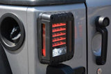 DV8 Offroad 07-18 Jeep Wrangler JK Horizontal LED Tail Light DV8 Offroad Tail Lights  AXOPROS