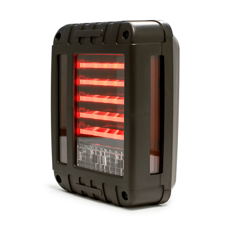 DV8 Offroad 07-18 Jeep Wrangler JK Horizontal LED Tail Light DV8 Offroad Tail Lights  AXOPROS