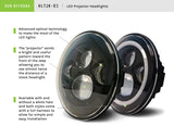 DV8 Offroad 07-18 Jeep Wrangler JK LED Projector Headlights DV8 Offroad Headlights  AXOPROS