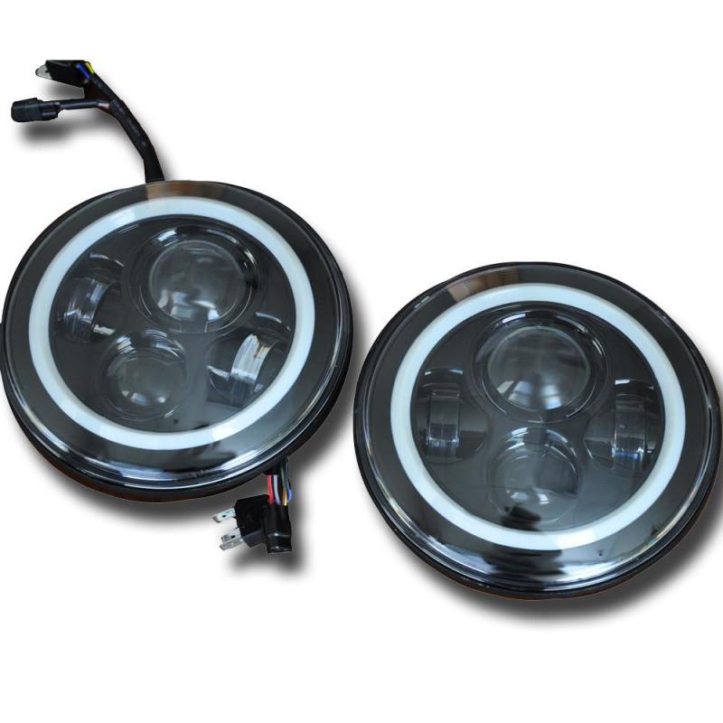 DV8 Offroad 07-18 Jeep Wrangler JK LED Projector Headlights DV8 Offroad Headlights  AXOPROS