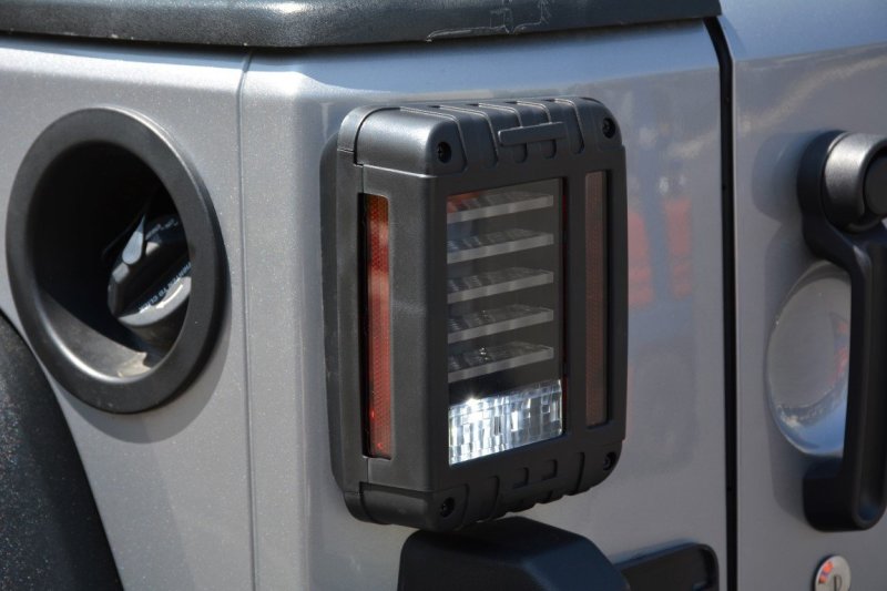 DV8 Offroad 07-18 Jeep Wrangler JK Octagon LED Tail Light DV8 Offroad Tail Lights  AXOPROS