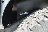 DV8 Offroad 07-18 Jeep Wrangler JK Rear Aluminum Inner Fender - Black DV8 Offroad Wheel Well Liners  AXOPROS