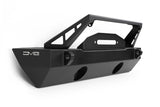 DV8 Offroad 07-23 Jeep Wrangler/Gladiator JT/JK/JL FS-25 Stubby Front Bumper w/Plated Bull Bar DV8 Offroad Bumpers - Steel  AXOPROS