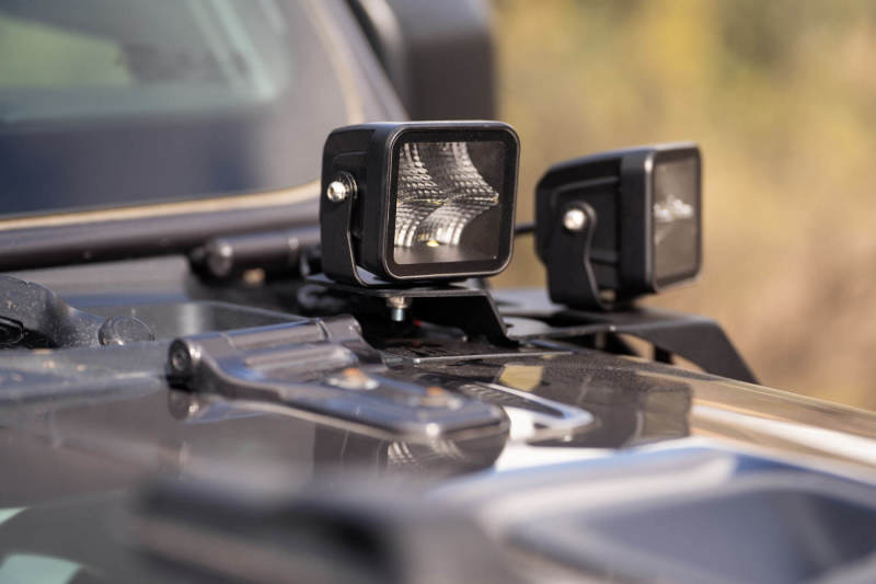 DV8 Offroad 18-22 Jeep Gladiator JT Cowl Light Bar Bracket DV8 Offroad Light Mounts  AXOPROS