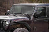 DV8 Offroad 18-22 Jeep Gladiator JT Cowl Light Bar Bracket DV8 Offroad Light Mounts  AXOPROS
